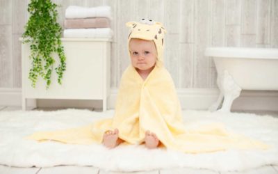 The Perfect Hooded Towel for your Water Baby