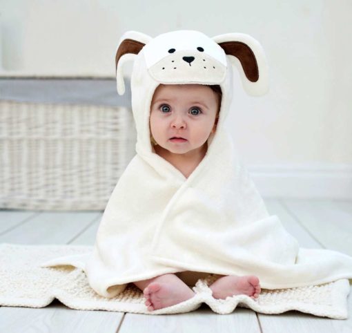 Puppy Baby Hooded Towel