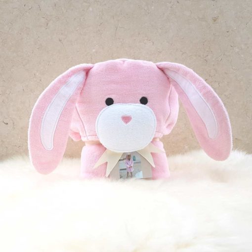 Pink Bunny Toddler Hooded Bathrobe