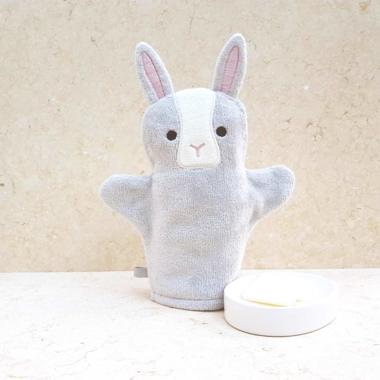 Animal Puppet Bath Mitts for Babies Bath Mitt Gift Set