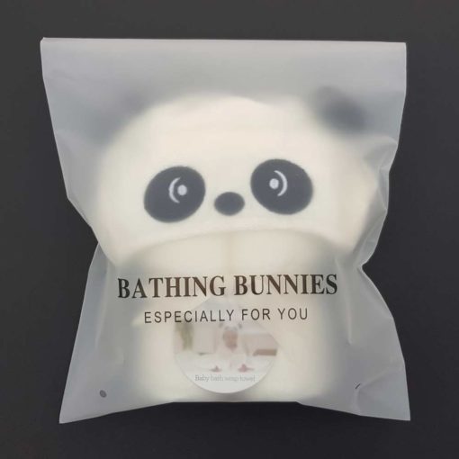 Panda Baby Towel in standard packaging
