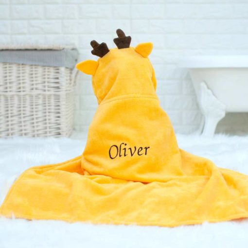 Personalised Buttercup the Deer Baby Towel